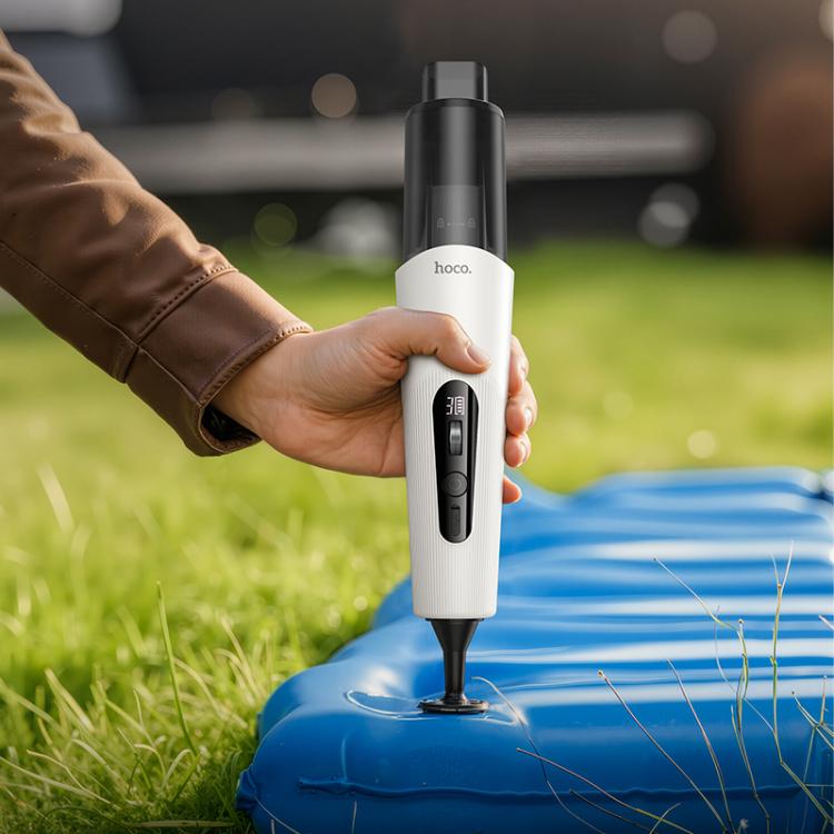 hoco ZP16 Wave Suction and Blowing Integrated Wireless Car Vacuum Cleaner(White) - Vacuum Cleaner by hoco | Online Shopping UK | buy2fix