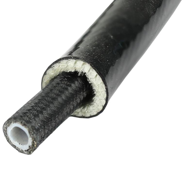 Silicone Fiberglass Fireproof Heat Shield Protective Sleeve Car Line Insulation Protection Cover, 1m Length, Diameter:19mm(Black) - Others by buy2fix | Online Shopping UK | buy2fix