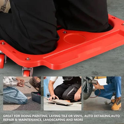 Portable Universal Wheel Sliding Kneel Pad Car Repair Home Improvement Tool with 5 Swivel Castors(Blue) - Other Tools by buy2fix | Online Shopping UK | buy2fix