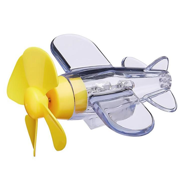Small Airplane Shaped Motorcycle LED Colored Atmosphere Lights(Yellow) - Decorative Lights by buy2fix | Online Shopping UK | buy2fix