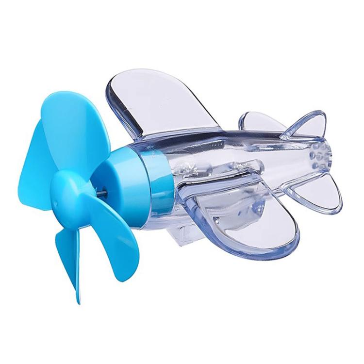 Small Airplane Shaped Motorcycle LED Colored Atmosphere Lights(Blue) - Decorative Lights by buy2fix | Online Shopping UK | buy2fix