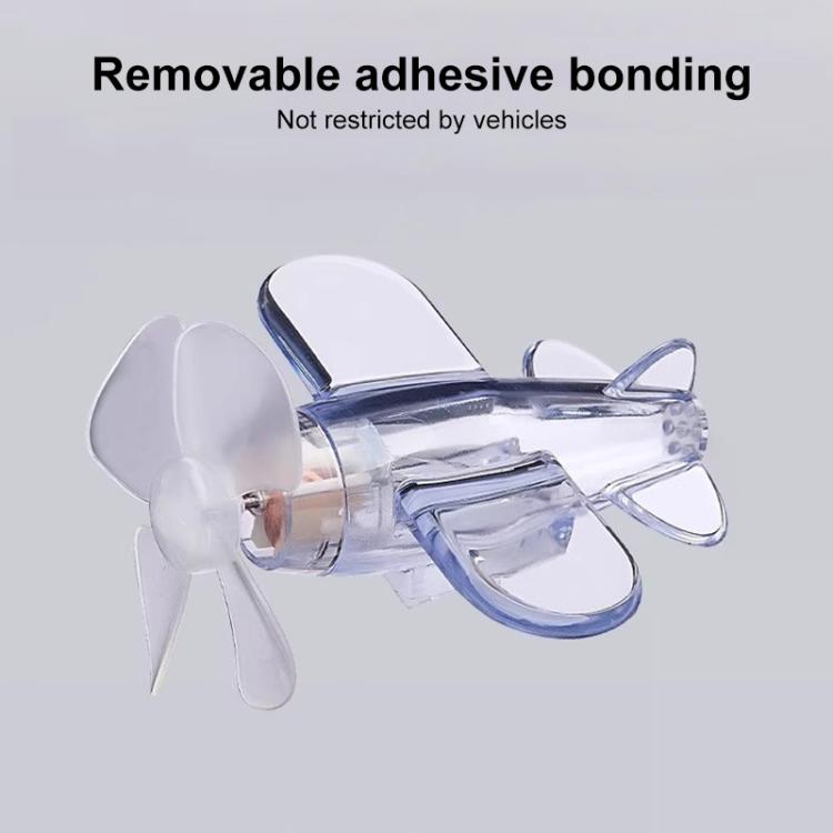 Small Airplane Shaped Motorcycle LED Colored Atmosphere Lights(Blue) - Decorative Lights by buy2fix | Online Shopping UK | buy2fix