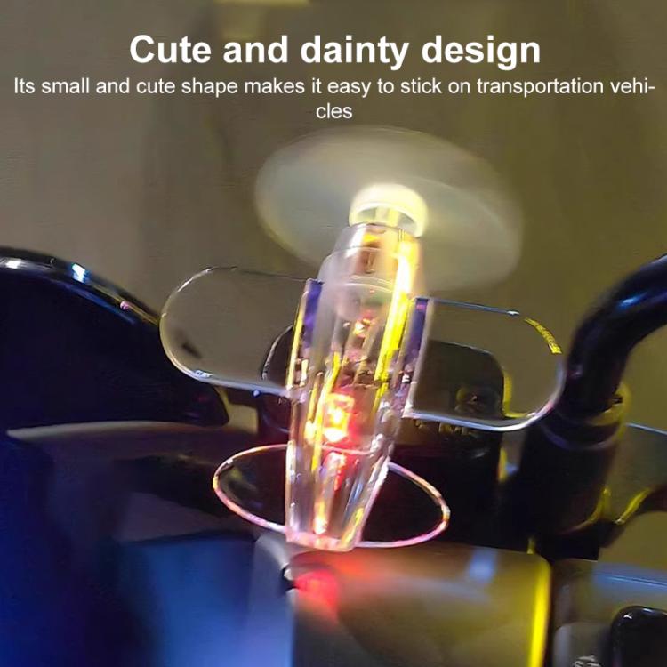 Small Airplane Shaped Motorcycle LED Colored Atmosphere Lights(White) - Decorative Lights by buy2fix | Online Shopping UK | buy2fix
