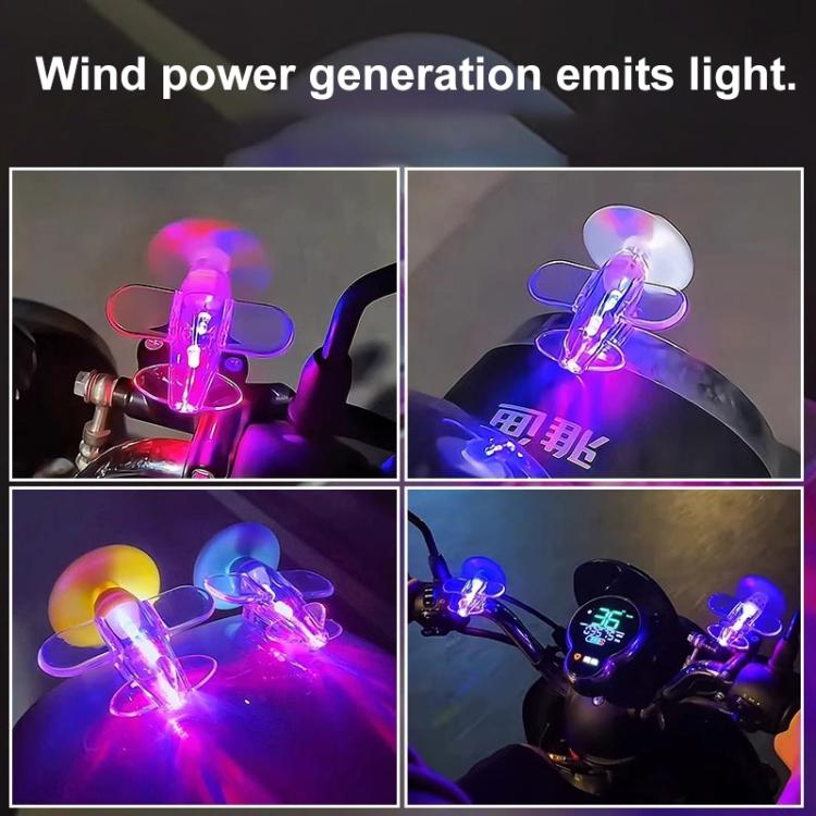 Small Airplane Shaped Motorcycle LED Colored Atmosphere Lights(Blue) - Decorative Lights by buy2fix | Online Shopping UK | buy2fix