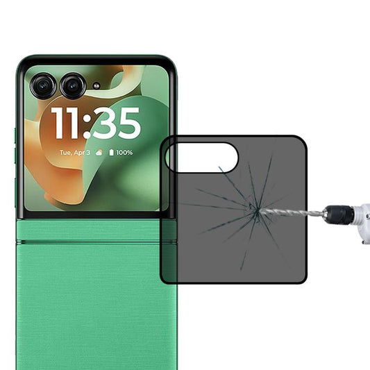 For Motorola Razr 60 3D Hot Bending Edge Glue Anti-spy Privacy Curved Tempered Glass Film - Motorola Tempered Glass by buy2fix | Online Shopping UK | buy2fix