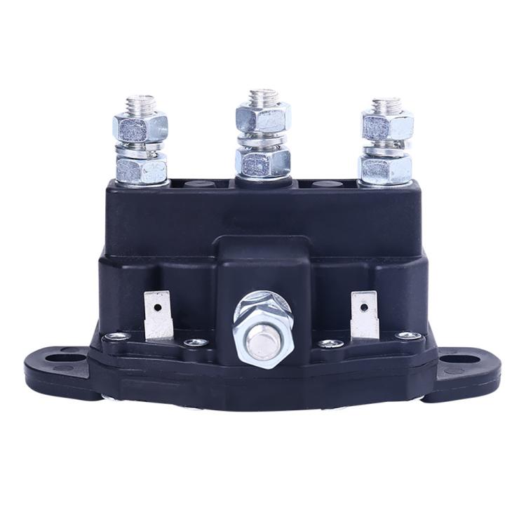 Car Relay Winch Motor Reversing Solenoid Switch DC Six-terminal Relay 2141211A61(Black) - Relays by buy2fix | Online Shopping UK | buy2fix