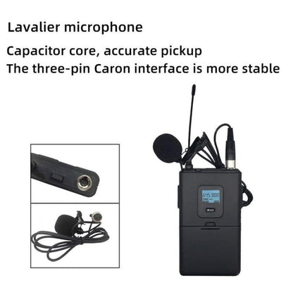 U-620 Professional 1 to 2 Waistpack Wireless Headset Microphone System(Black) - Microphone by buy2fix | Online Shopping UK | buy2fix