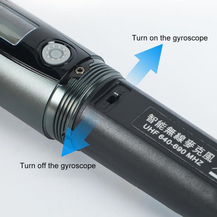 AI-101 Professional Home Karaoke 7-band Reverberation Wireless Microphone(Black) - Microphone by buy2fix | Online Shopping UK | buy2fix