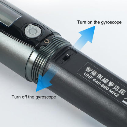 AI-101 Professional Home Karaoke 7-band Reverberation Wireless Microphone(Black) - Microphone by buy2fix | Online Shopping UK | buy2fix