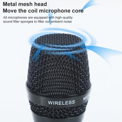 AI-101 Professional Home Karaoke 7-band Reverberation Wireless Microphone(Black) - Microphone by buy2fix | Online Shopping UK | buy2fix