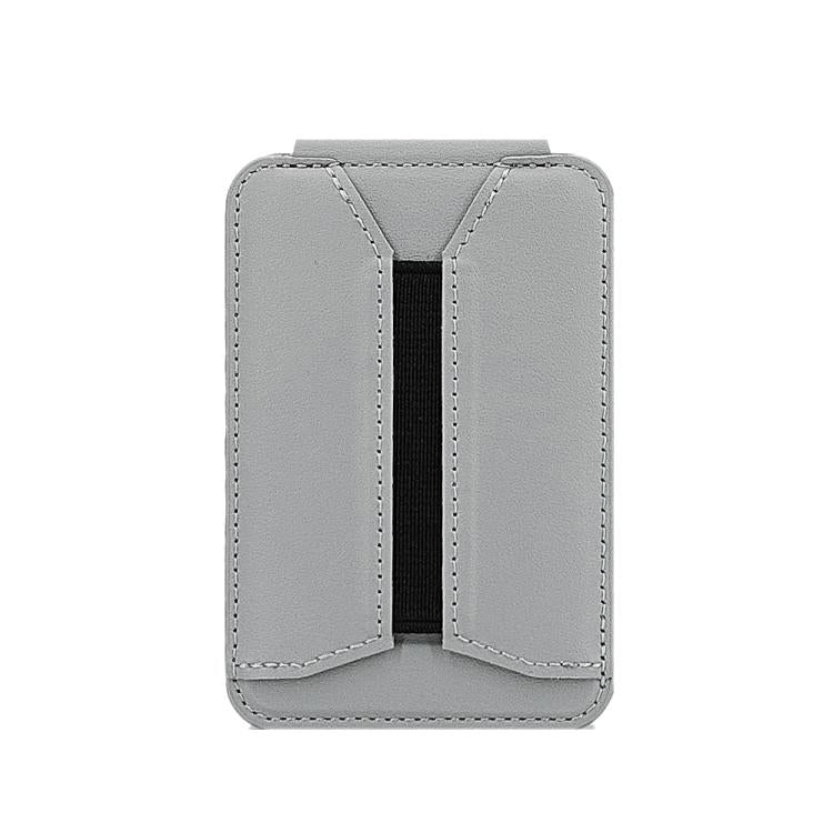 MagSafe Live Broadcast Phone Bracket Card Holder with Elastic Band(Grey) - Stand by buy2fix | Online Shopping UK | buy2fix