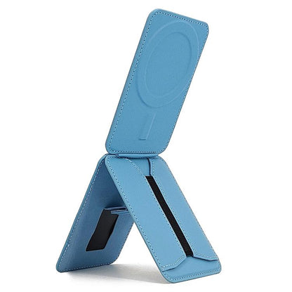 MagSafe Live Broadcast Phone Bracket Card Holder with Elastic Band(Blue) - Stand by buy2fix | Online Shopping UK | buy2fix