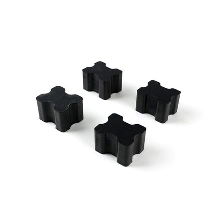 4pcs / Set Car Front Coil Spring Shock Absorber Rubber(Black) - Power Cushion by buy2fix | Online Shopping UK | buy2fix