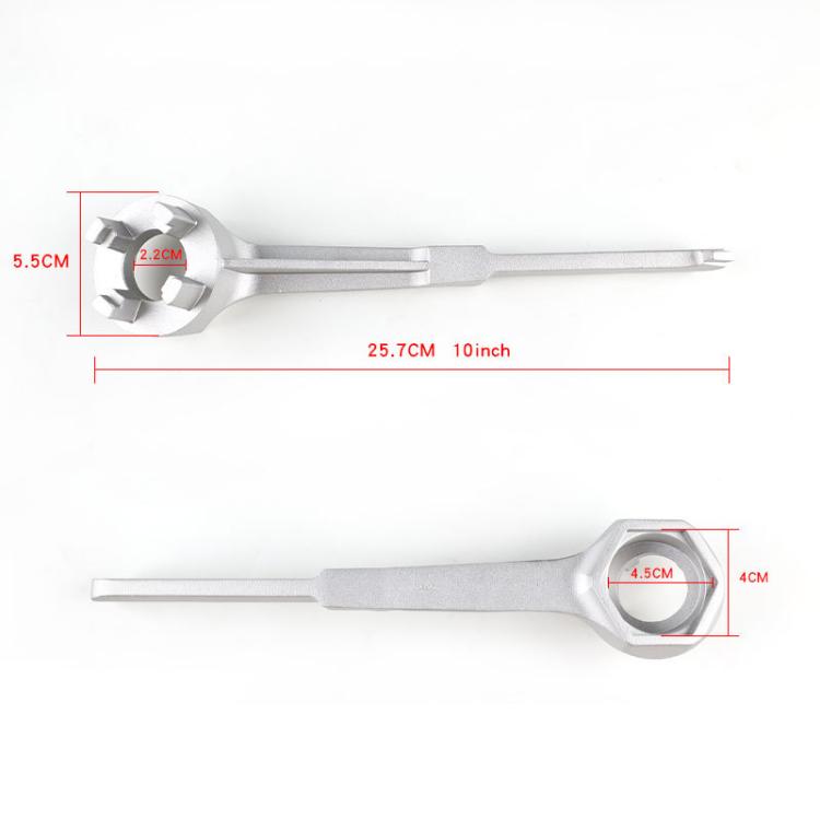 Oil Cover Lid Aluminum Drum Wrench(Silver) - Hand Tool Sets by buy2fix | Online Shopping UK | buy2fix