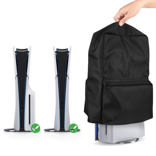 For Sony PlayStation 5 Slim Game Console Storage Dust Cover(Black) - Bags by buy2fix | Online Shopping UK | buy2fix