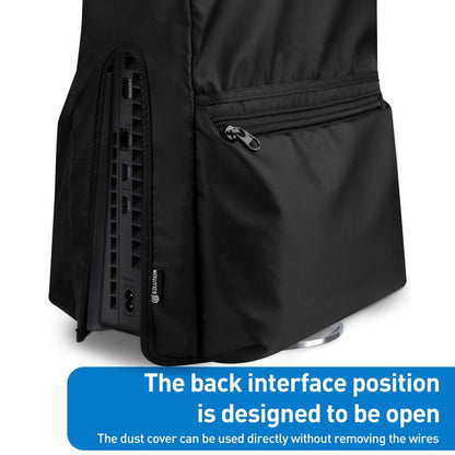 For Sony PlayStation 5 Slim Game Console Storage Dust Cover(Black) - Bags by buy2fix | Online Shopping UK | buy2fix