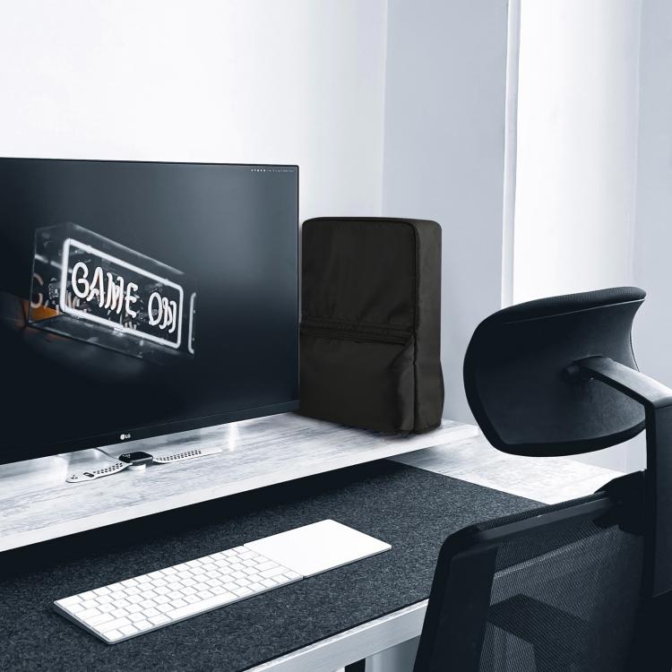 For Sony PlayStation 5 Slim Game Console Storage Dust Cover(Black) - Bags by buy2fix | Online Shopping UK | buy2fix