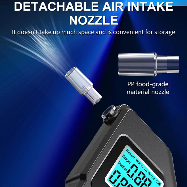 Home Digital Display Blow-type Alcohol Tester Alcohol Detector(Black) - Breath Alcohol Tester by buy2fix | Online Shopping UK | buy2fix