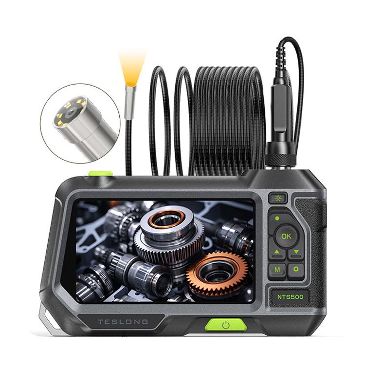 TESLONG NTS500 Industrial Pipeline Endoscope with 5 inch HD Screen, Model:7.6mm Single Lens / 5m -  by TESLONG | Online Shopping UK | buy2fix