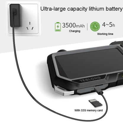TESLONG NTS500 Industrial Pipeline Endoscope with 5 inch HD Screen, Model:8mm Dual Lens / 15m -  by TESLONG | Online Shopping UK | buy2fix