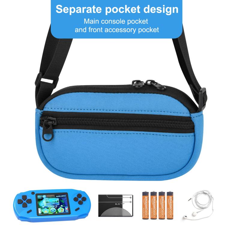 Crossbody Carrying Sleeve Bag with Adjustable Shoulder Strap & Dual Pockets for Beijue Handheld Game Console(Red) - Cases by buy2fix | Online Shopping UK | buy2fix