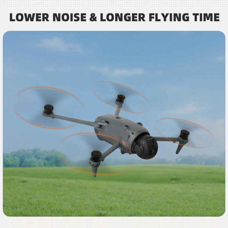 For DJI Mavic 4 Pro Sunnylife 1158F Quick-Release Propellers Blades, Type:One Pair(Orange Tip) - DIY Propeller by Sunnylife | Online Shopping UK | buy2fix