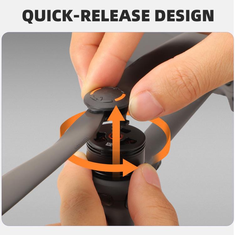 For DJI Mavic 4 Pro Sunnylife 1158F Quick-Release Propellers Blades, Type:One Pair(Orange Tip) - DIY Propeller by Sunnylife | Online Shopping UK | buy2fix