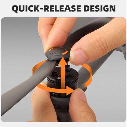 For DJI Mavic 4 Pro Sunnylife 1158F Quick-Release Propellers Blades, Type:One Pair(Silver Tip) - DIY Propeller by Sunnylife | Online Shopping UK | buy2fix