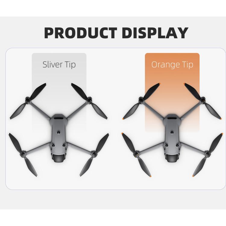 For DJI Mavic 4 Pro Sunnylife 1158F Quick-Release Propellers Blades, Type:One Pair(Silver Tip) - DIY Propeller by Sunnylife | Online Shopping UK | buy2fix