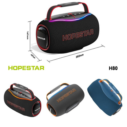 HOPESTAR H80 80W Outdoor Portable Waterproof Bluetooth Speaker(Dark Green) - Waterproof Speaker by HOPESTAR | Online Shopping UK | buy2fix