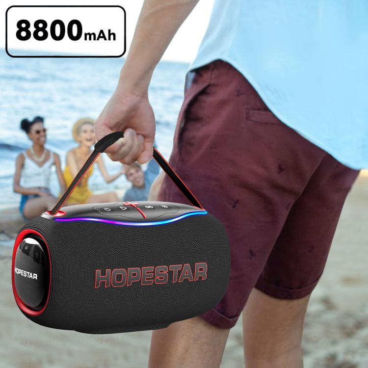 HOPESTAR H80 80W Outdoor Portable Waterproof Bluetooth Speaker(Navy Blue) - Waterproof Speaker by HOPESTAR | Online Shopping UK | buy2fix