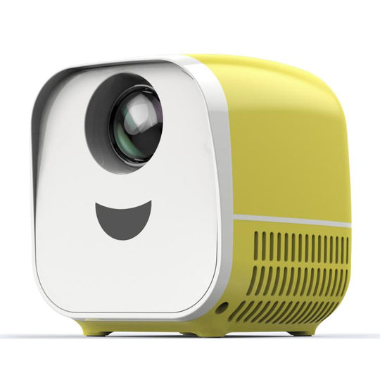 VIVIBRIGHT L1 Basic 480x240P 60ANSI LCD + LED Smart Projector, US Plug(Yellow)