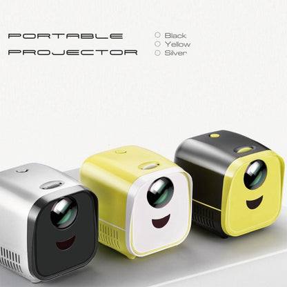 VIVIBRIGHT L1 Basic 480x240P 60ANSI LCD + LED Smart Projector, UK Plug(Yellow) - LED Projector by VIVIBRIGHT | Online Shopping UK | buy2fix