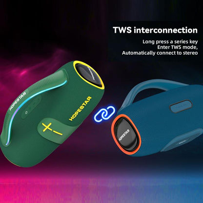 HOPESTAR H85 70W Outdoor Portable Waterproof Bluetooth Speaker, Support TF / AUX / USB(Black) - Waterproof Speaker by HOPESTAR | Online Shopping UK | buy2fix