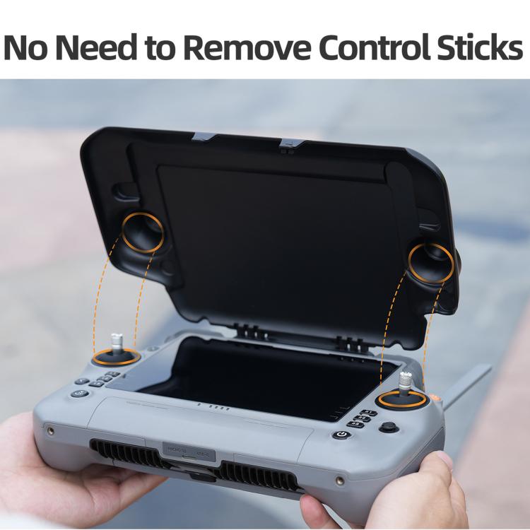 For DJI RC Plus 2 Sunnylife Remote Control Sunshade Protection Cover(Grey) - Holder Series by Sunnylife | Online Shopping UK | buy2fix