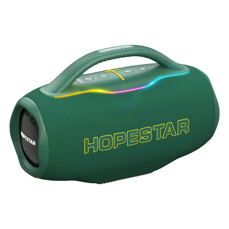 HOPESTAR H87 70W Outdoor Portable Waterproof Bluetooth Speaker, Support 3.5mm Jack(Dark Green) - Waterproof Speaker by HOPESTAR | Online Shopping UK | buy2fix