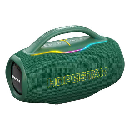 HOPESTAR H87 70W Outdoor Portable Waterproof Bluetooth Speaker, Support 3.5mm Jack(Dark Green) - Waterproof Speaker by HOPESTAR | Online Shopping UK | buy2fix