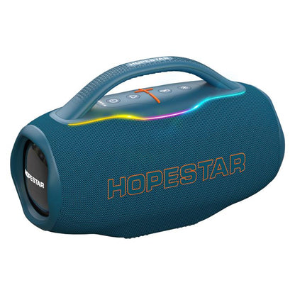 HOPESTAR H87 70W Outdoor Portable Waterproof Bluetooth Speaker, Support 3.5mm Jack(Navy Blue) - Waterproof Speaker by HOPESTAR | Online Shopping UK | buy2fix