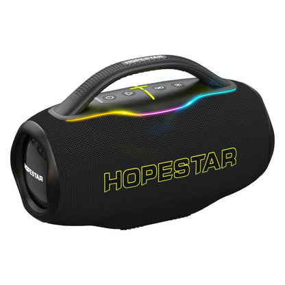 HOPESTAR H87 70W Outdoor Portable Waterproof Bluetooth Speaker, Support 3.5mm Jack(Black) - Waterproof Speaker by HOPESTAR | Online Shopping UK | buy2fix