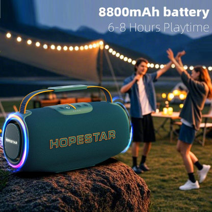 HOPESTAR H88 70W Outdoor Portable Waterproof Bluetooth Speaker, Support TF / AUX / USB / TWS(Grey) - Waterproof Speaker by HOPESTAR | Online Shopping UK | buy2fix