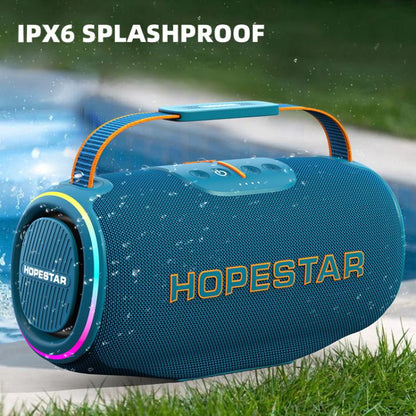 HOPESTAR H88 70W Outdoor Portable Waterproof Bluetooth Speaker, Support TF / AUX / USB / TWS(Navy Blue) - Waterproof Speaker by HOPESTAR | Online Shopping UK | buy2fix
