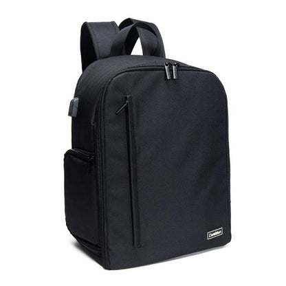 Cwatcun D6 Large II Camera Backpack Outdoor Waterproof Nylon DSLR Photography Bag, Size:32 x 17 x 41.5cm(Black) - Backpack by Cwatcun | Online Shopping UK | buy2fix