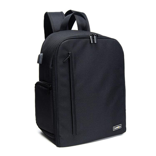 Cwatcun D6 Large II Camera Backpack Outdoor Waterproof Nylon DSLR Photography Bag, Size:32 x 17 x 41.5cm(Black) - Backpack by Cwatcun | Online Shopping UK | buy2fix