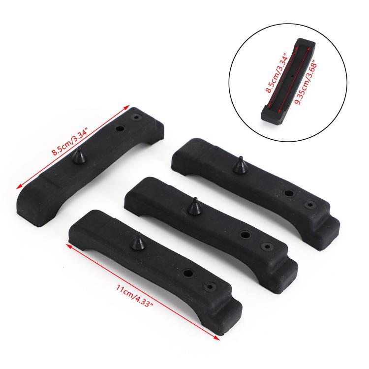 4pcs / set For GM Car Radiator Rubber Support Pads 4012326682S(Black) - Engine Fittings by buy2fix | Online Shopping UK | buy2fix