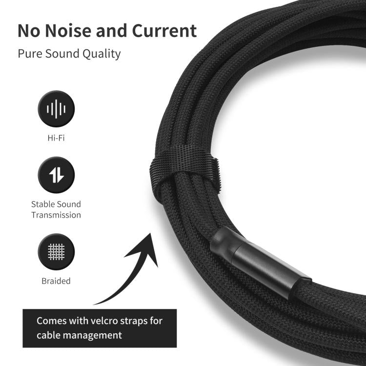 2 RCA Male to 2 RCA Male Audio Cable, Length:1m(Black) - RCA Cable by buy2fix | Online Shopping UK | buy2fix