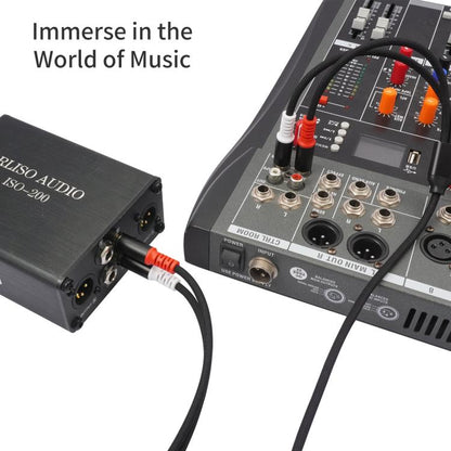 2 RCA Male to 2 RCA Male Audio Cable, Length:5m(Black) - RCA Cable by buy2fix | Online Shopping UK | buy2fix