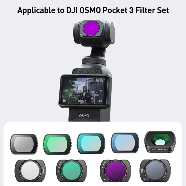 For DJI Osmo Pocket 3 Camera Lens Filter, Filter:VND1-5 - Lens Accessories by buy2fix | Online Shopping UK | buy2fix