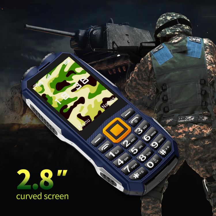 K6000 Keypad Phone, 2.8 inch, LED Flashlight, Big Keyboard, SOS, Network: 2G, Dual SIM, Plug:US Plug(Green) - Others by buy2fix | Online Shopping UK | buy2fix