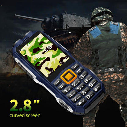 K6000 Keypad Phone, 2.8 inch, LED Flashlight, Big Keyboard, SOS, Network: 2G, Dual SIM, Plug:US Plug(Green) - Others by buy2fix | Online Shopping UK | buy2fix