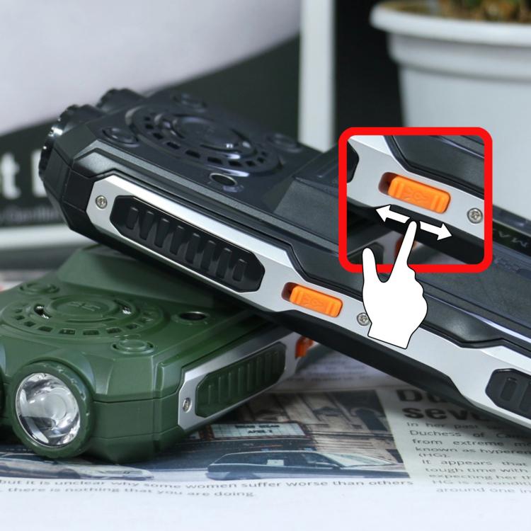 K6000 Keypad Phone, 2.8 inch, LED Flashlight, Big Keyboard, SOS, Network: 2G, Dual SIM, Plug:EU Plug(Green) - Others by buy2fix | Online Shopping UK | buy2fix